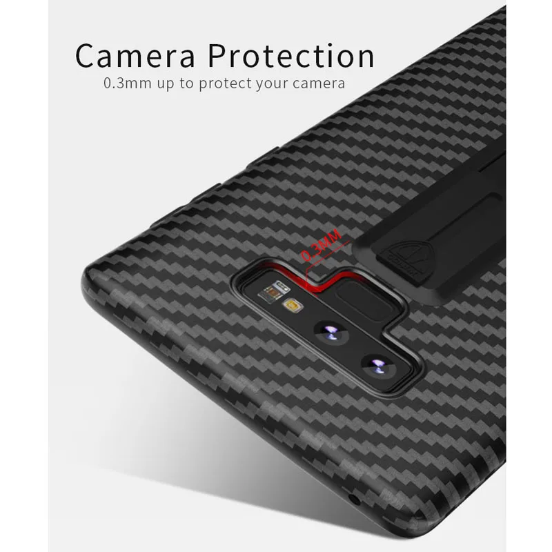 Чехол для Samsung S9 Xundd роскошный мягкий ударопрочный чехол из углеродного волокна