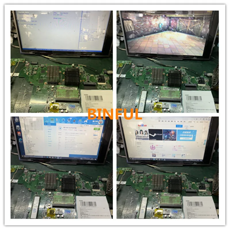 Высококачественная материнская плата для ноутбука MSI GE72 MS-16J21 с процессором SR2BP I7-5700HQ и GTX950M N16P-GX-A2 полностью протестирована