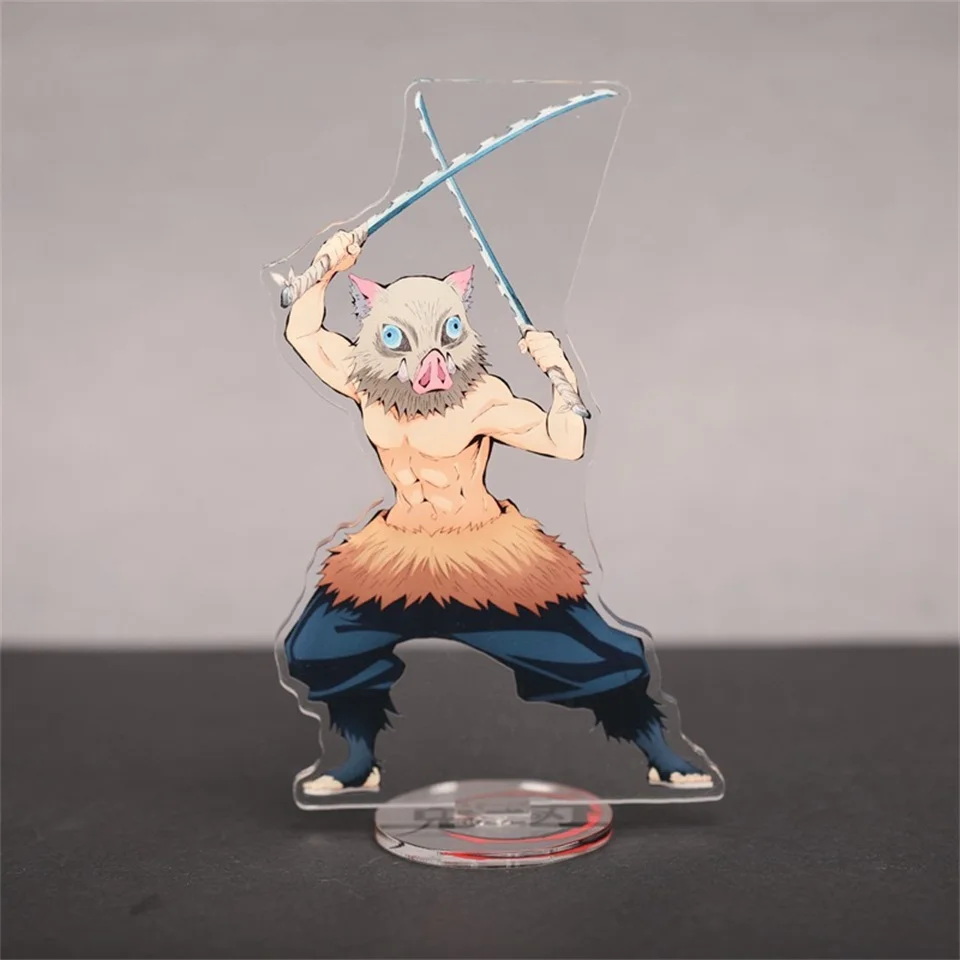 Acrylic Stand D Tronzo 18 см фигурка демона-убийцы Kimetsu no Yaiba Kamado Tanjirou Nezuko ПВХ фигурка Модель Кукла коллекционная фигурка игрушки - Цвет: Acrylic Stand D