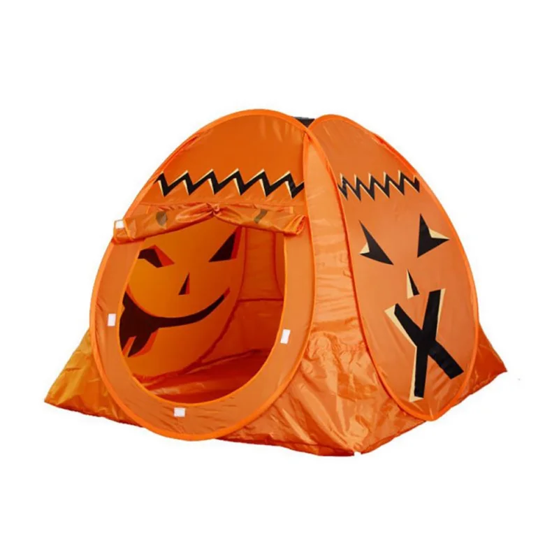 Палатка для детей с лицом тыквы из изготовленный на заказ напечатанная