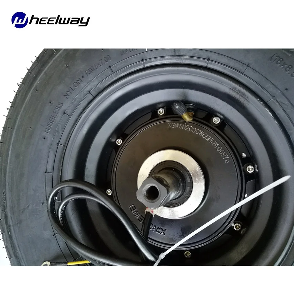18 дюймов 60V 1500W 2000 Вт Электрический мотор эпицентра деятельности колеса электрический самокат комплекта мотор с толстыми покрышками 18*8,50-8 переднее колесо E велосипед мотор для центрального движения колеса