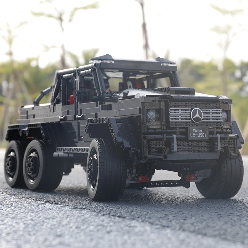 Строительный блок в сборе игрушка внедорожник Mercedes-Benz большой g6x6 модель автомобиля moc строительный блок G63 подарок для мальчика