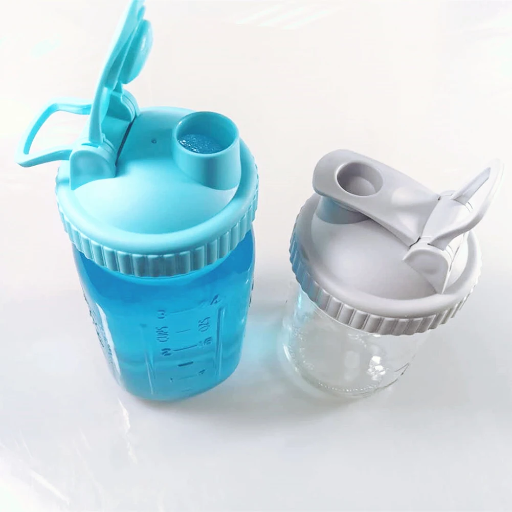 5 шт. многоразовые стеклянная банка с завинчивающейся крышкой питьевая бутылка