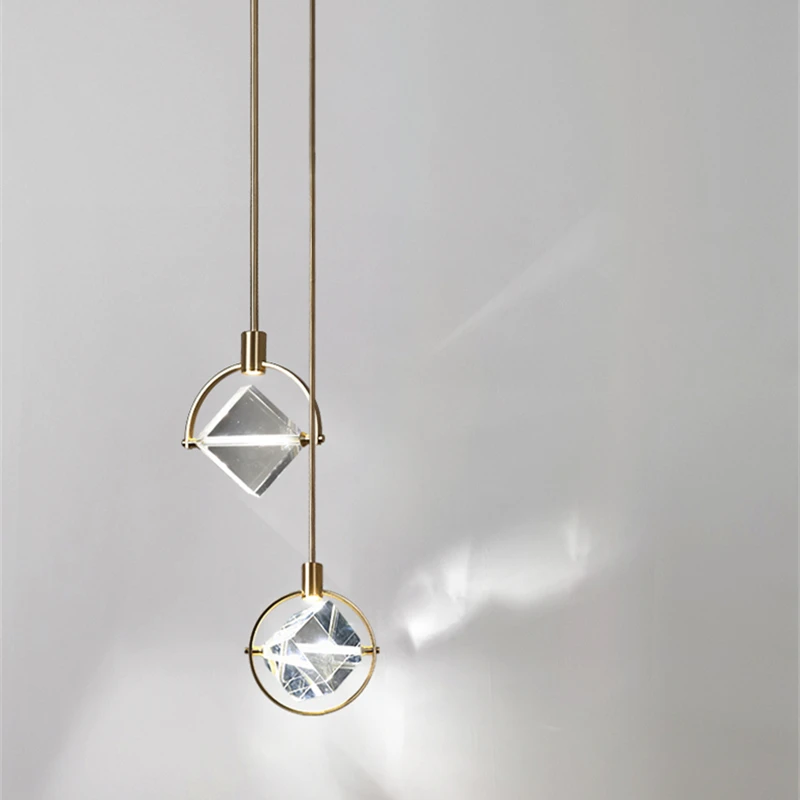 

Modern LED Crystal Pendant Lights Living Room Kitchen Dining Room Furniture Bar Hanging Lights Bedroom Bedside Decor Chandeliers