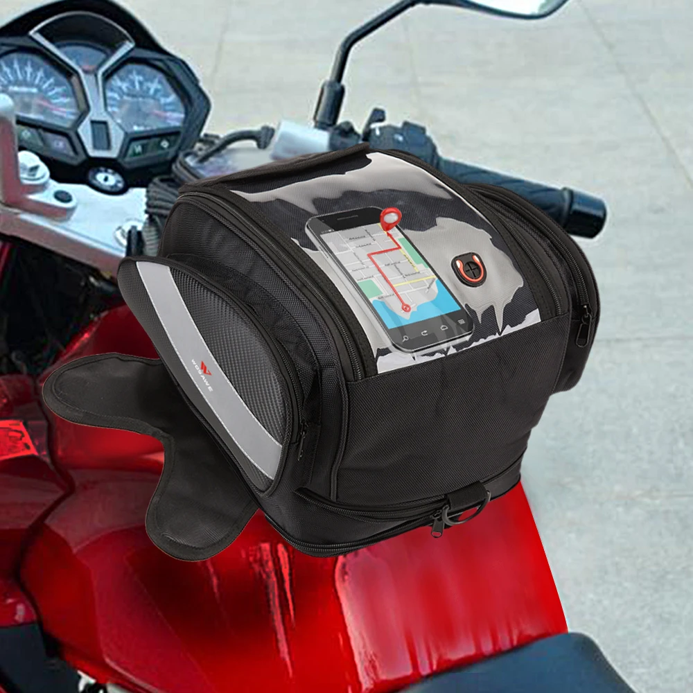 WOSAWE вместительная мотоциклетная сумка для топливного масла отражающая телефона