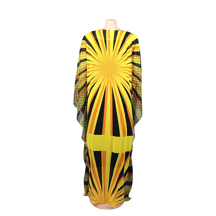 Новое поступление 2019 Осеннее элегантное модное платье в африканском стиле для