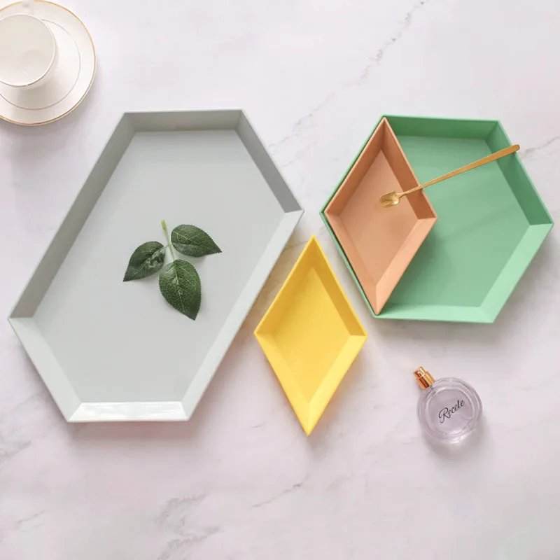 4 шт./компл. креативный комбинированный поднос пластиковая Фруктовая тарелка