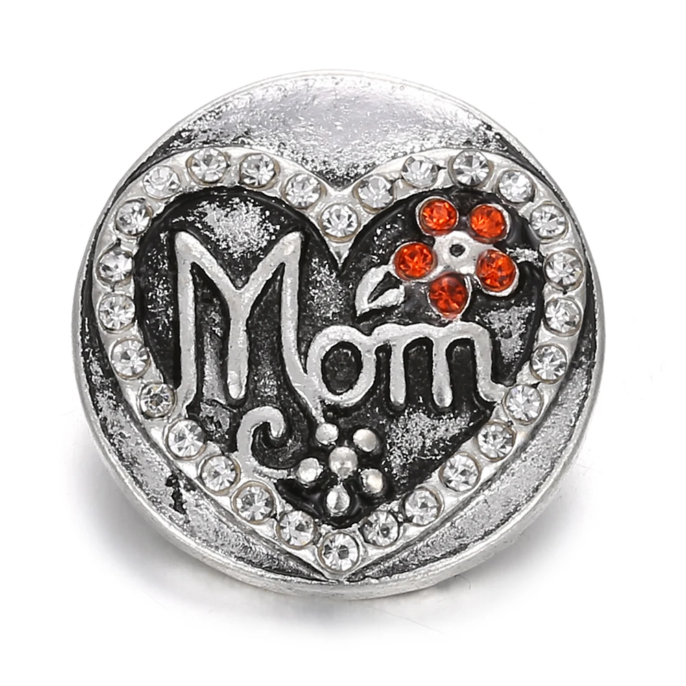 6 шт./лот рождественские ювелирные изделия с кнопками сердечком оленем 18 мм