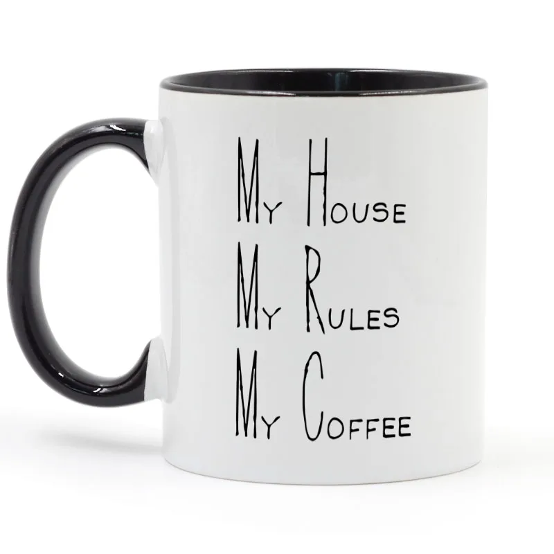 Кофейная кружка My House Rules Coffee Mug 11 унций|Кружки| |