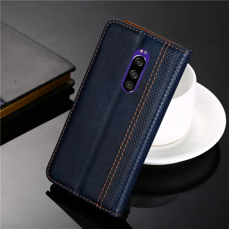 Чехол для Sony Xperia 1 чехол кожаный книжка телефона Xperia1 J8110 J8170 J9110