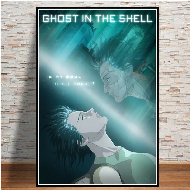 3 Poster And Prints Hot Ghost In The Shell Fight Police Japan Anime Art Paintings Canvas Wall Pictures For Living Room Home Decor - Цвет: 3