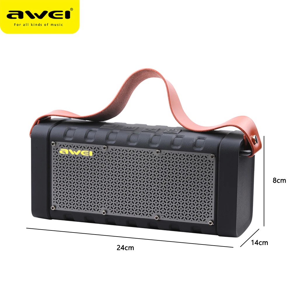 

AWEI Y668 Sound Bar 20W Bluetooth-compatible Speaker 5.0 Wireless Surround Stereo Music Player Sound Box
