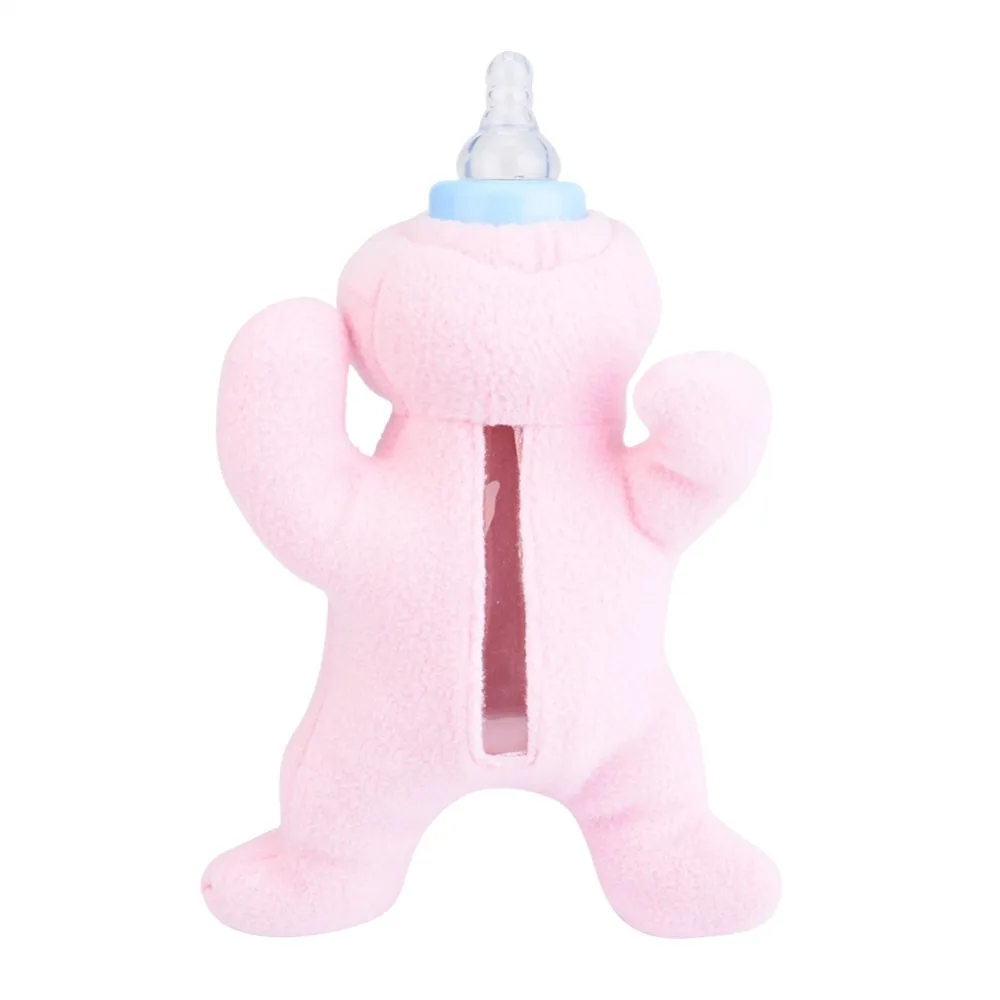 CYSINCOSBaby бутылочка для молока, плюшевый чехол, детский держатель молочной бутылки, мультяшное животное, мягкая плюшевая сумка, сохраняющая тепло, теплоизоляционная сумка