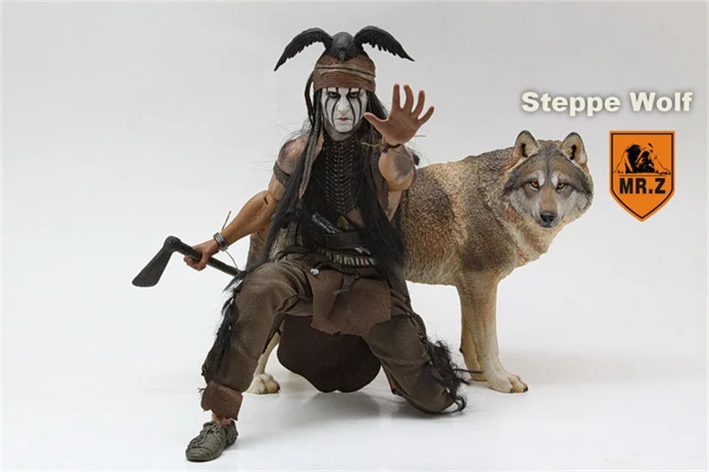 

Hot Sales 1/6th Prairie Wolf Snow Wolf Animal Toys Craft Office Resin Figure Model Scene Components