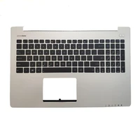 laptop keyboard for asus v500ca s500ca cj051h s500 la us english 0knb0 6128us00 9z n9dsu 101 black kbhorn silver palmrest cover
