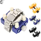 Чехол с регулируемым Открывателем для часов, чехол с креплением для нажатия на кнопку, фиксирующий держатель, чехол для ремонта часов, инструмент для крепления циферблата