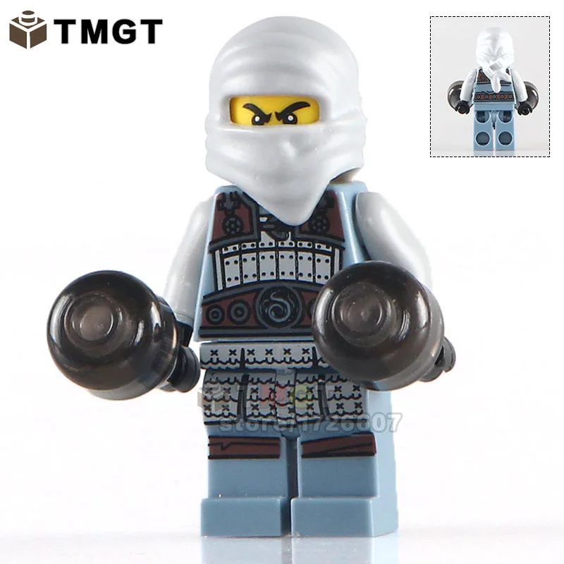 PG1010 20 шт. Akita строительные блоки Char Archer Warrior GARMADON Swordsman Zane сборные Кирпичи игрушки для детей Подарки GA123-130 - Цвет: PG1010