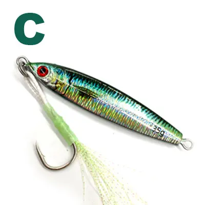 New DRAGER Metal Cast Jig Spoon20G 35G 60G Shore Casting Jigging Lead Fish Sea Bass Fishing Lure Artificial Bait Tackle - Цвет: C