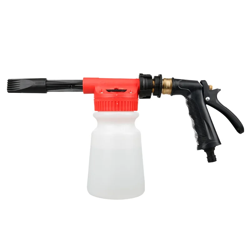 Цена Портативный Автомобильная моечная машина пены горшок губка для мытья автомобиля Ланс чистыми высокими Давление образователь пены сопла ша...