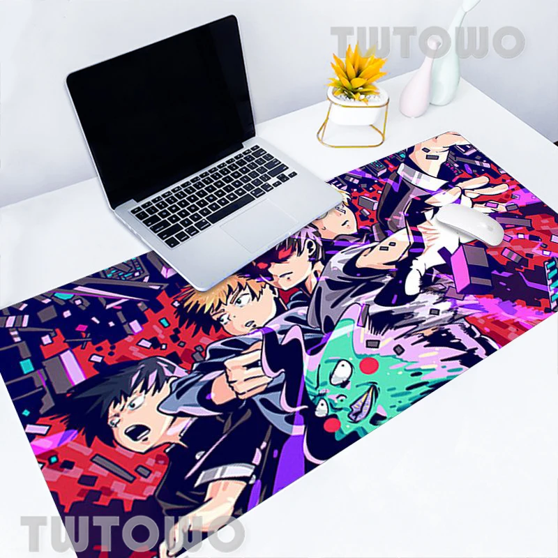 

Mob Psycho 100 Anime Mousepad Gaming Desktop Mouse Pad Desk Mat MousePad Keyboard Pad Gamer Laptop Computer New Mice Pad Home