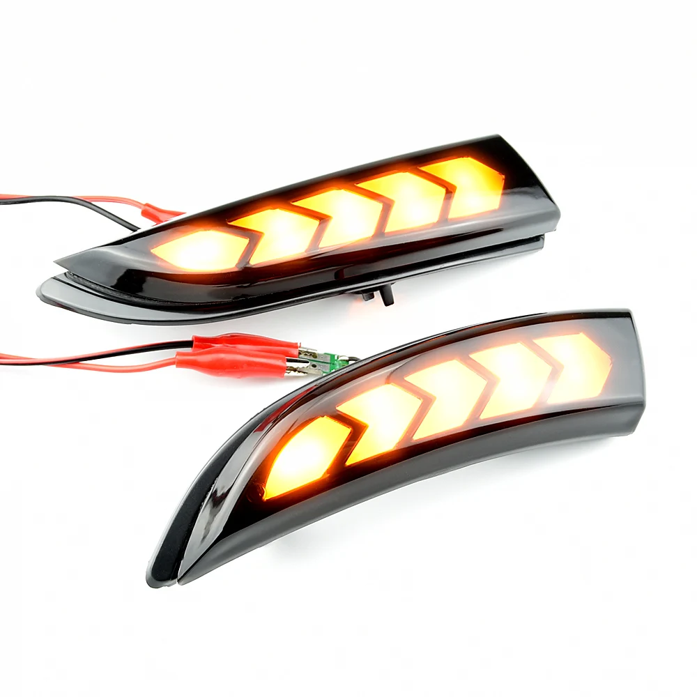

2pcs For Ford Fiesta B-Max 2008-2017 Dynamic Turn Signal LED Rearview Mirror Indicator Blinker Repeater Light