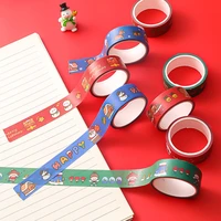 christmas washi tapes snowflake reindeer stripes kawaii masking tapes stickers stationery scrapbooking school supplies gifts