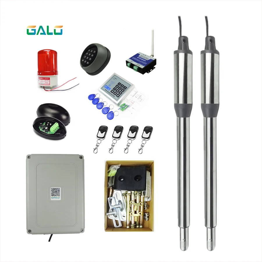 

GALO AC220V/AC110V Swing Gate Actuator Motor For Home Gates Smart Contrl Automatic Gate Opener Full Kits Optional