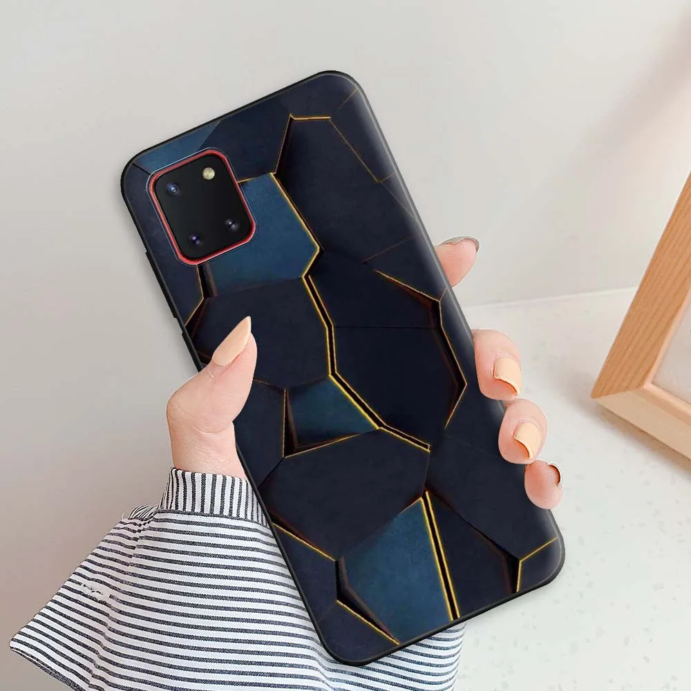 Чехол для Samsung Note 10 Lite задняя крышка A81 чехол телефона Galaxy мягкий модный бампер
