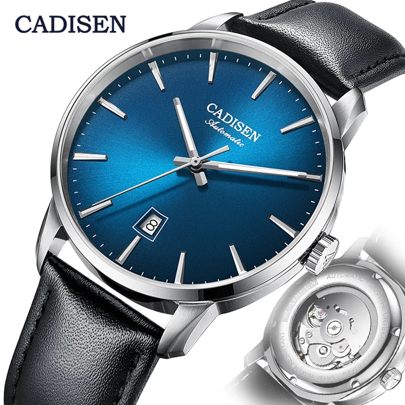 

CADISEN Mechanical Watch Men Top Brand Luxury Luminous Business Automatic Watches Mens NH35 Watch Men movement relogio masculino