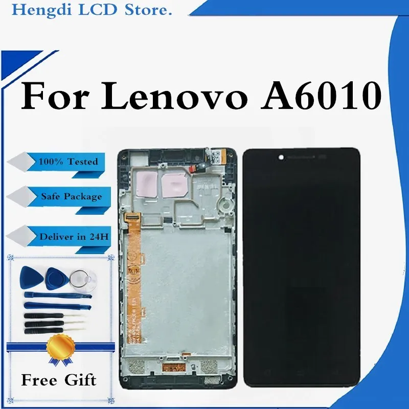 ЖК дисплей для Lenovo A6010 с сенсорным экраном 5 0 дюйма и дигитайзером в сборе сменный