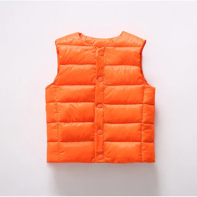 orange vest Детские куртки+ штаны, комплекты из 2 предметов, осенне-зимнее пальто с капюшоном для мальчиков теплые штаны куртка для девочек костюм для малышей Детский костюм - Цвет: orange vest