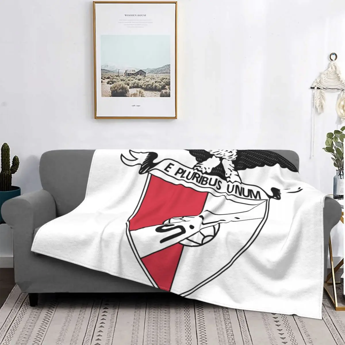 

Sl Benfica 1966 Blanket Bedspread Bed Plaid Bedspread Fluffy Plaid Hoodie Blanket Winter Bed Covers Beach Towel Luxury