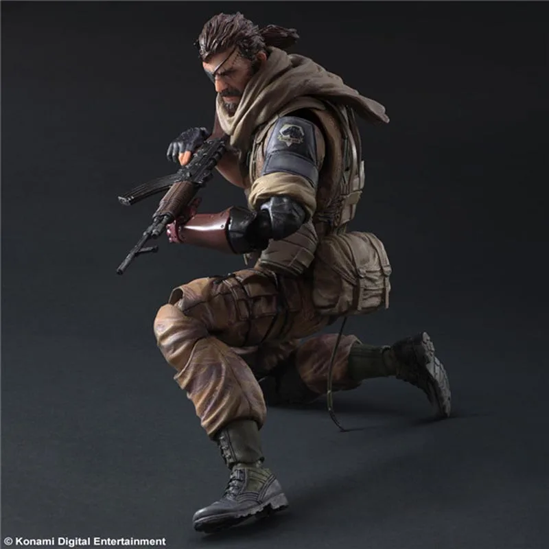 Новая игра искусство Kai Metal Gear твердая змея ПВХ Фигурки ПА Коллекционная модель