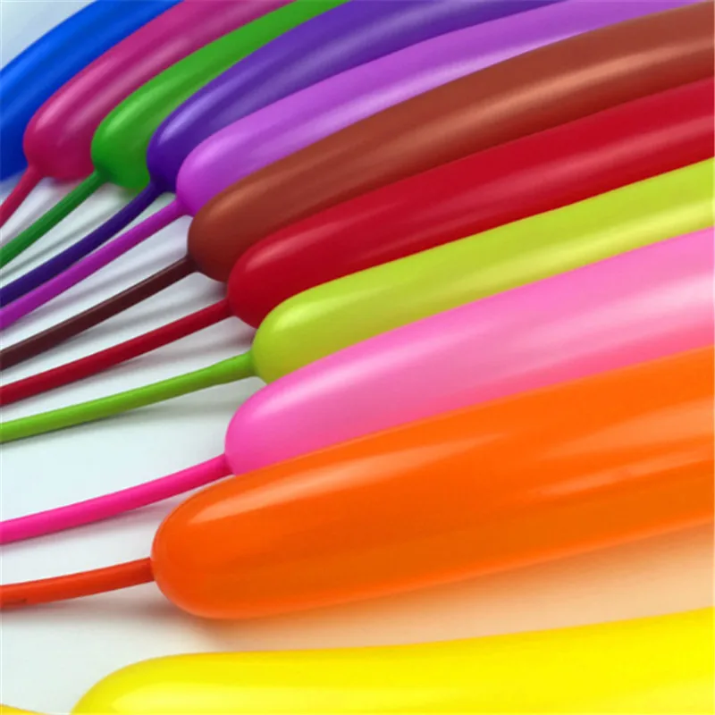 10 шт./пакет длинные животных смешанный цвет завязывание изготовление шары