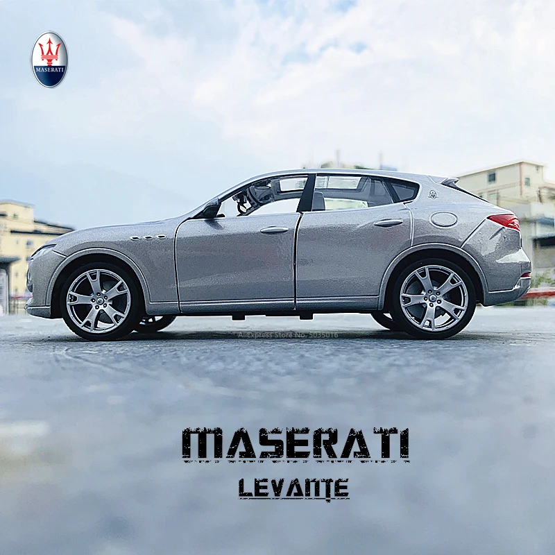 Bburago 1:24 Maserati Levante SUV статическая литье под давлением Коллекционная модель