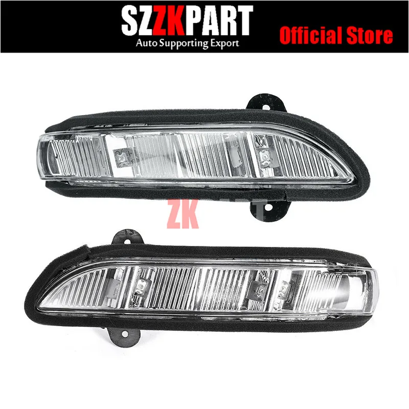 

2Pcs 2198200521 Rearview Mirror Turn Signal Light Rear View Mirror Indicator Lamp For Benz W211 203 221 2007-2010 S550 S600
