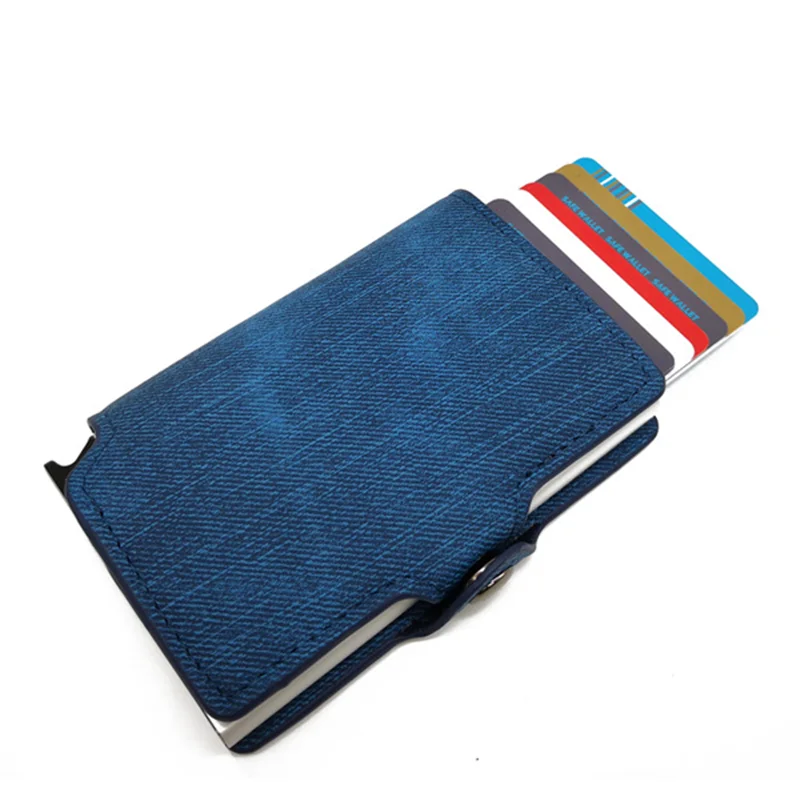 2020 RFID винтажный одиночный футляр кожаный бумажник для карт одиночная