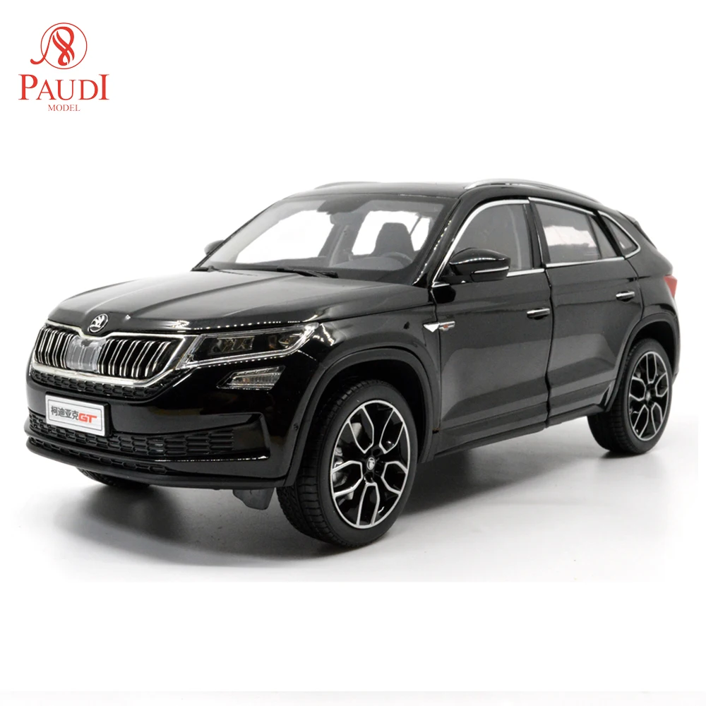 

1/18 1:18 1 18 Scale Skoda Kodiaq GT SUV 2018 Black Static Simulation Diecast Alloy Miniature Model Car Gifts Collections