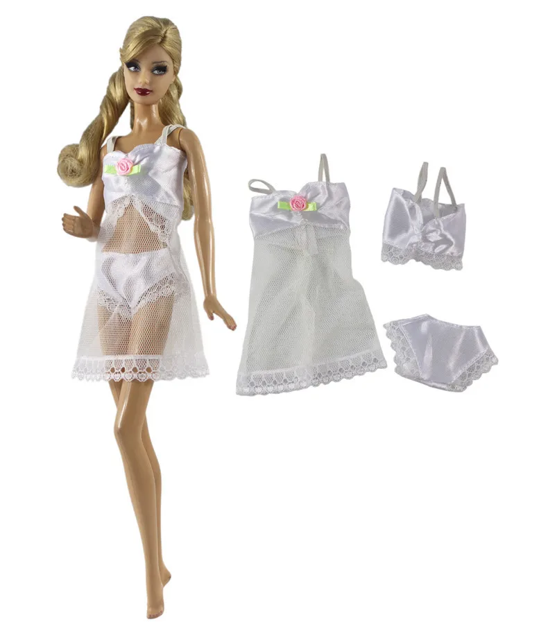 

2021 New Sexy Underwear Dress Outfits Set for Barbie CD FR Kurhn BJD Doll Clothes Accessories Dollhouse Role Play