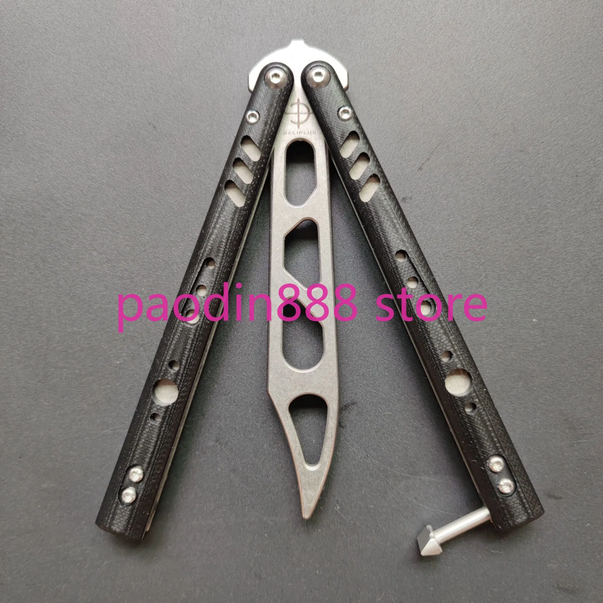 BALIPLUS BRS Replicant 3 цвета Бабочка нож для тренера D2 лезвие G10 + titanium ручка ЧПУ втулка