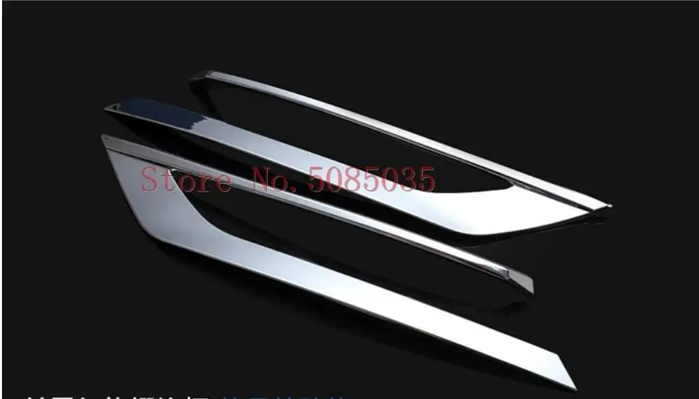 

Accessories NEW! Front Foglight Lamp Cover Frame Trim Decoration For Volvo S90 V90 2017 2018 Car styling