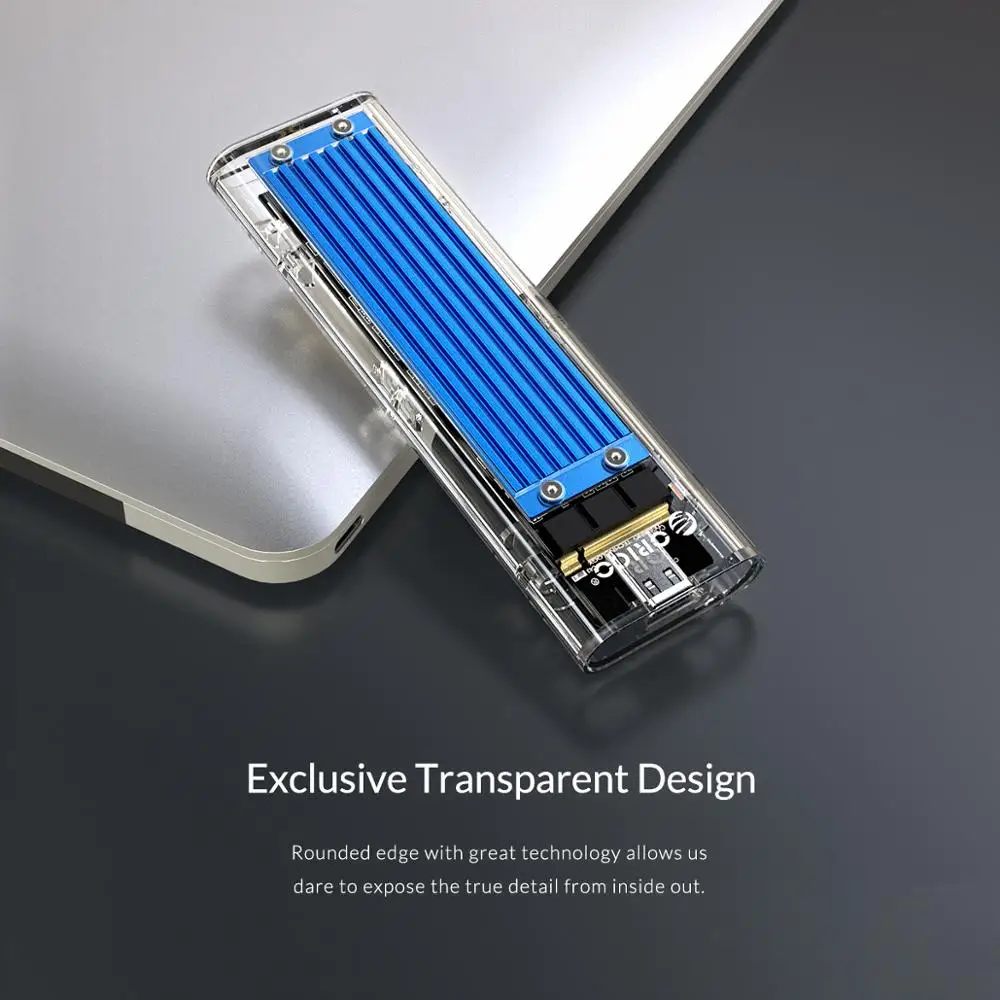 Чехол ORICO M2 SSD NVMe NGFF двухпротокольный USB3.1 GEN2 10 Гбит/с корпус для NVME PCIE M Key SATA B &