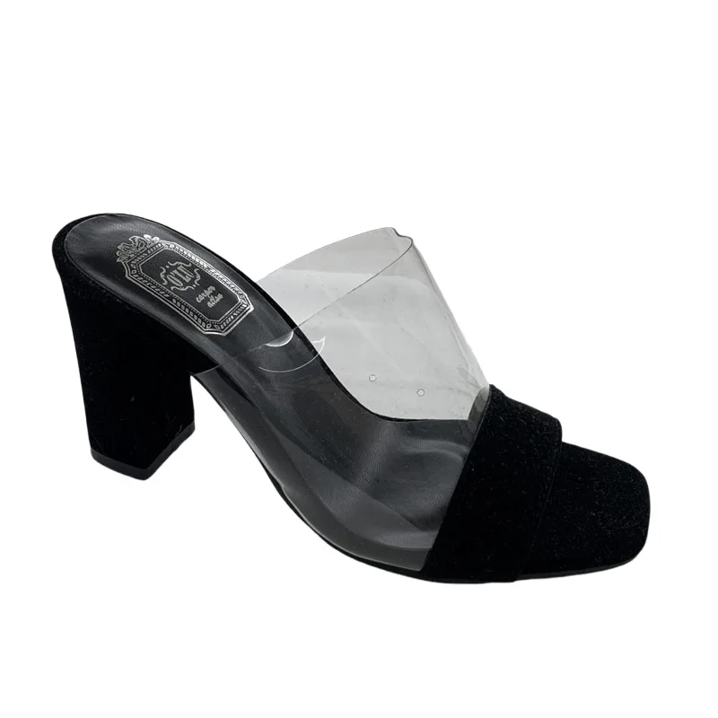 

Slippers Casual Shoes Square heel Low Slipers Women Slides Heeled Mules Luxury Block 2021 Soft High Summer Rome PU Basic PVC Rub