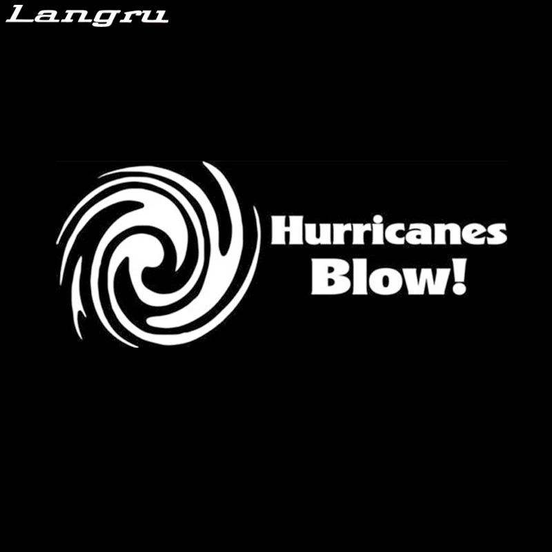 Langru Hurricanes Blow Fashion Личная творческая Наклейка стекло автомобиля грузовика