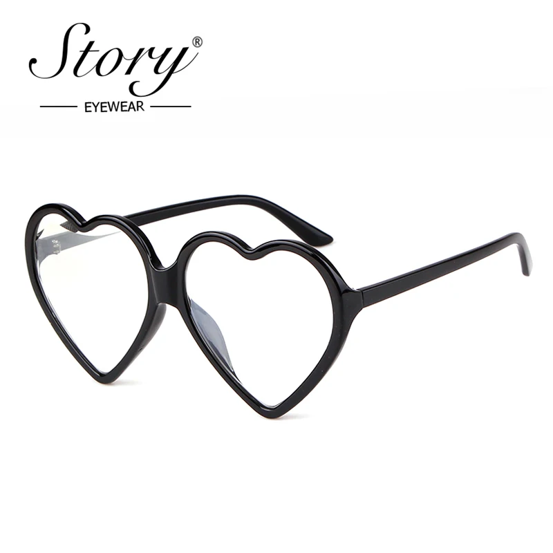 История 2018 Модные солнцезащитные очки в форме сердца женские винтажные Ретро