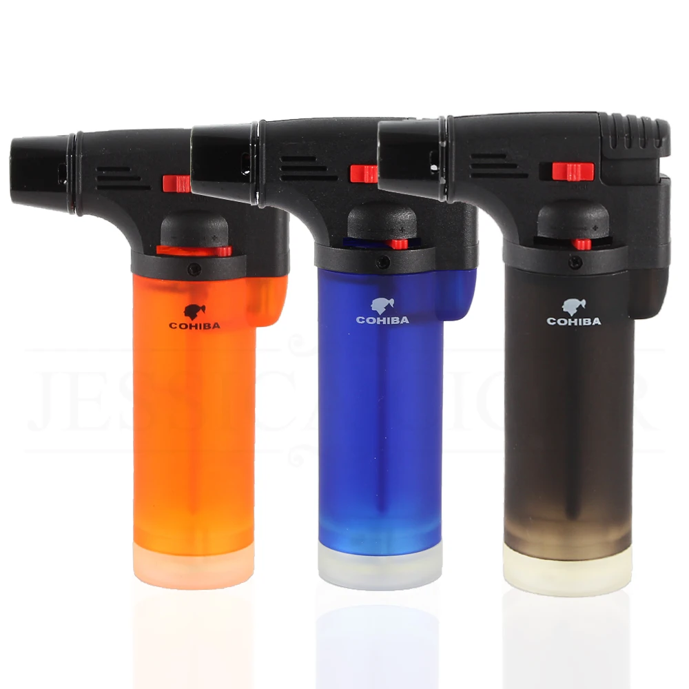 COHIBA фонарь зажигалка газовая для сигар ветрозащитная 1 с пламенем Cakmak