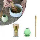 Высококачественный чайный набор матча чайный набор миска для смешивания бамбуковая керамическая японская чайная церемония инструмент Комбинация ложка подарочный набор