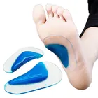 Дышащий материал ортопедическая стелька Профессиональный Арка Поддержка силиконовые стельки Плоскостопие плоскостопие корректирующая обувь Подушка гелевый вкладыш ортопедическая прокладка