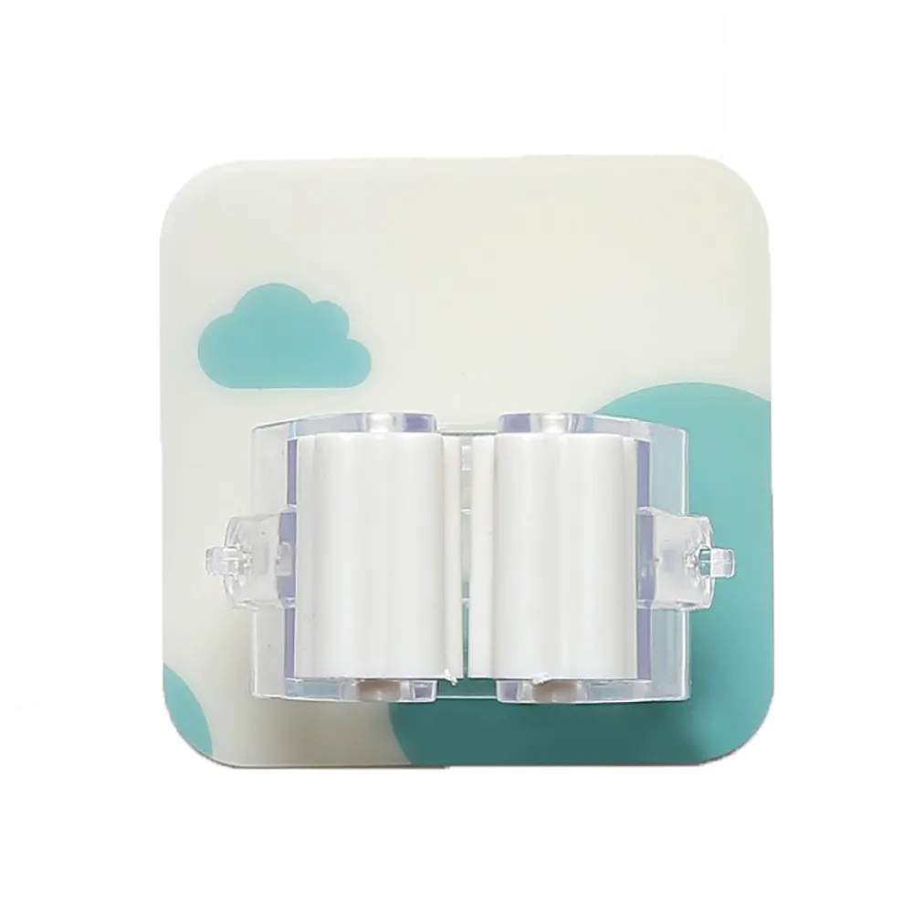 Настенный держатель для швабры и метлы бытовой клей из нержавеющей стали крючок