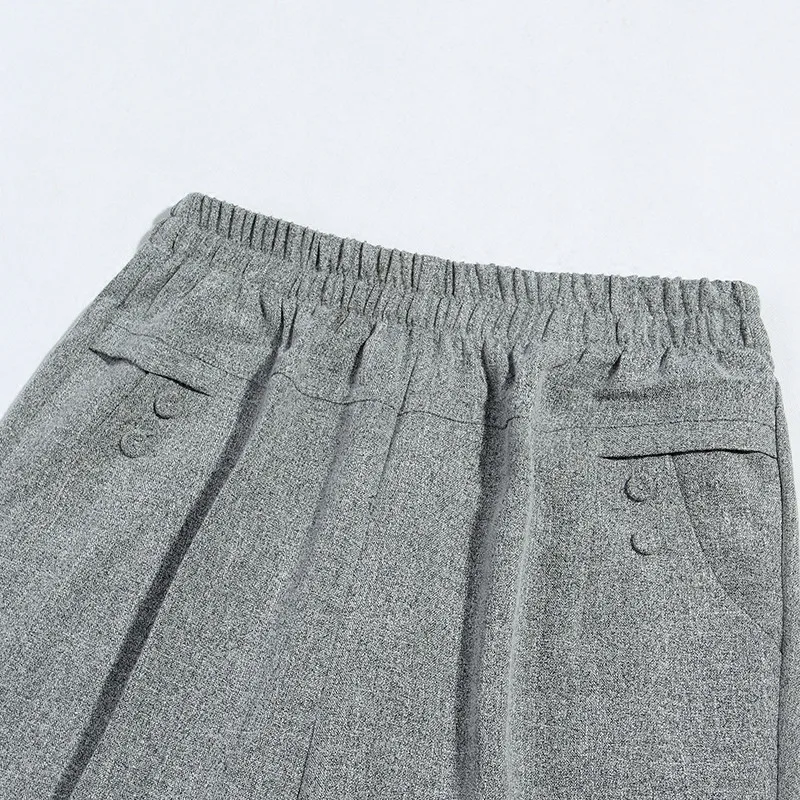 Сезон весна осень 4 Женские панталоны для офиса женские брюки XL размера плюс